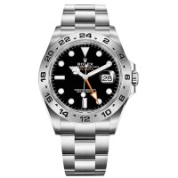 Cópia Rolex Explorer ll relógio masculino com mostrador preto M226570-0002 | 