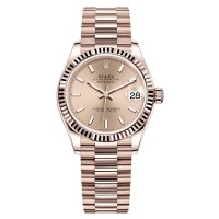 Cópia Rolex Datejust 31 Everose Gold Rose Dial Relógio feminino M278275-0037