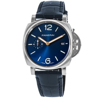 Replica Relógio Panerai Luminor Due 42 mm com mostrador azul automático PAM01274