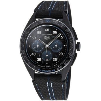 Réplica Tag Heuer Connected Calibre E4 - Relógio Masculino Porsche Edition 45mm SBR8A82.EB0264