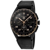 Falso Tag Heuer Connected Calibre E4 - Relógio masculino edição preta brilhante de 45 mm SBR8A83.BT6302