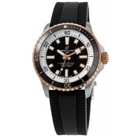 Falso Breitling Superocean Automático 42 Rose Gold &amp; Relógio masculino em aço U17375211B1S1