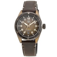 Relógio masculino Tag Heuer Autavia com mostrador marrom e caixa de bronze automático WBE5191.FC8276