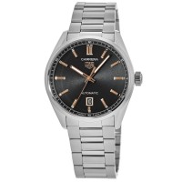 Replica Relógio Tag Heuer Carrera automático preto rosa dourado com mostrador em aço WBN2113.BA0639