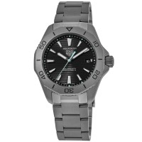 Cópia relógio masculino Tag Heuer Aquaracer Solargraph ultra leve de titânio WBP1180.BF0000