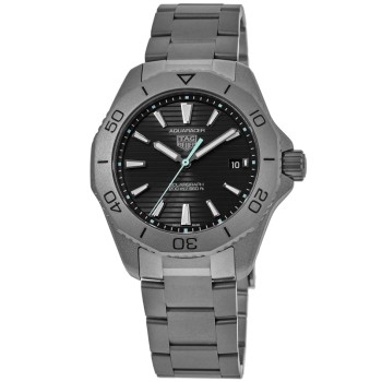 Cópia relógio masculino Tag Heuer Aquaracer Solargraph ultra leve de titânio WBP1180.BF0000