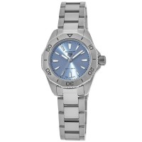 Relógio feminino falso Tag Heuer Aquaracer quartzo azul mostrador em aço WBP1415.BA0622