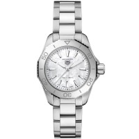 Cópia Tag Heuer Aquaracer Professional 200 Relógio feminino em aço com mostrador em madrepérola WBP1418.BA0622