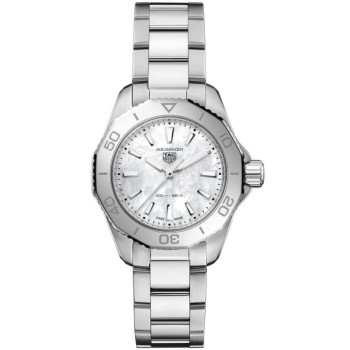 Cópia Tag Heuer Aquaracer Professional 200 Relógio feminino em aço com mostrador em madrepérola WBP1418.BA0622