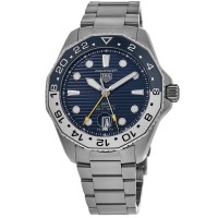 Réplica Tag Heuer Aquaracer Professional 300 Relógio Masculino de Aço com Mostrador Azul WBP2010.BA0632