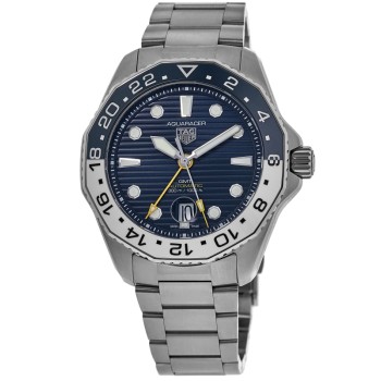 Réplica Tag Heuer Aquaracer Professional 300 Relógio Masculino de Aço com Mostrador Azul WBP2010.BA0632