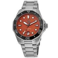 Replica Relógio Tag Heuer Aquaracer Professional 300 com mostrador laranja em aço WBP201F.BA0632