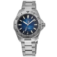 Copiar relógio masculino Tag Heuer Aquaracer Professional 200 data com mostrador azul em aço WBP2111.BA0627