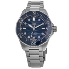 Cópia Tag Heuer Aquaracer Professional 300 Relógio feminino de aço com mostrador de diamante azul WBP231B.BA0618-PO