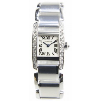 Copiar relógio feminino Cartier Tankissime WE70039H | 