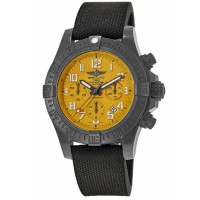 Cópia Breitling Avenger Hurricane 45 Cobra Relógio masculino com mostrador amarelo XB0180E4/I534-253S