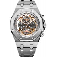 Réplica Audemars Piguet Royal Oak Tourbillon Cronógrafo Openworked Titanium 26347TI.OO.1205TI.01