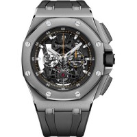 Réplica Audemars Piguet Royal Oak Offshore Cronógrafo Tourbillon Titanium 26407TI.GG.A002CA.01