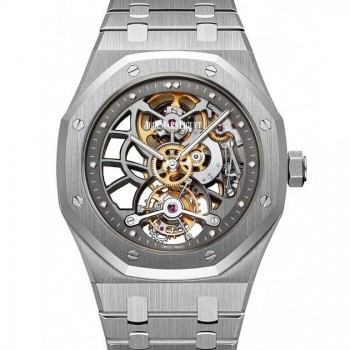 Réplica Audemars Piguet Royal Oak Turbilhão Extra Fino Aberto 26511PT.OO.1220PT.01