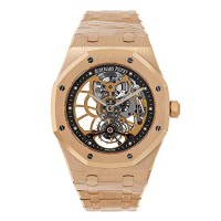 Réplica Audemars Piguet Royal Oak Tourbillon Extrafino Openworked Rose Gold 26518OR.OO.1220OR.01