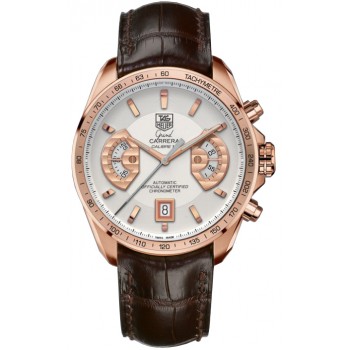 Réplica TAG Heuer Grand Carrera Calibre 17 Rose Gold Cronógrafo CAV514B.FC8171