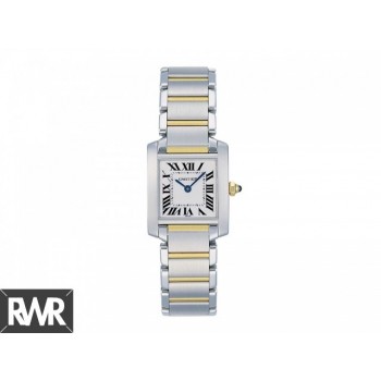 Réplica Cartier Tank Francaise Pequenas Senhoras W51007Q4