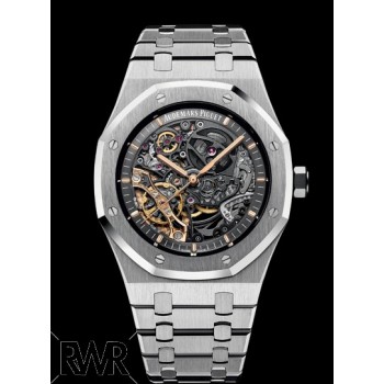 Réplica Audemars Piguet Royal Oak RODA DE EQUILÍBRIO DUPLA ABERTA 15407ST.OO.1220ST.01