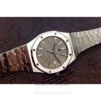 Réplica Audemars Piguet Royal Oak 15400 Aco Inoxidável Cinza Dial