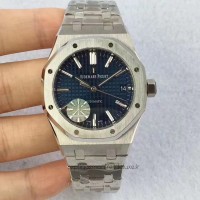 Réplica relogio Audemars Piguet Royal Oak 15450 Aco Inoxidável Marcador Azul 