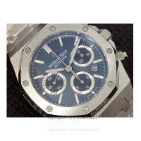 Réplica relogio Audemars Piguet Royal Oak 26320 Aco Inoxidável Marcador Azul