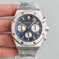 Réplica Audemars Piguet Royal Oak Chronograph 26320 Aco Inoxidável Marcador Azul