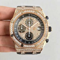 Réplica Audemars Piguet Royal Oak Offshore 26067OR.ZZ.D002CR.01 Ouro Rosa Diamantes Diamond Dial