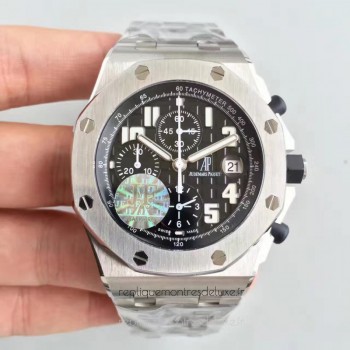 Réplica Audemars Piguet Royal Oak Offshore 26170ST.OO.1000ST.08 Aco Inoxidável Marcador Preto