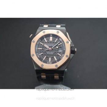 Réplica Audemars Piguet Royal Oak Offshore QEII Cup 2014 15709TR.OO.A005CR.01 Diver Titanium Cinza Dial 