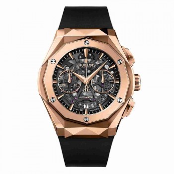 Réplica relogio Hublot Classic Fusion Aerofusion Chronograph Orlinski King Gold 45mm