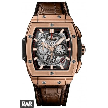 Réplica relogio Hublot Spirit of Big Bang King Gold 601.OX.0183.LR