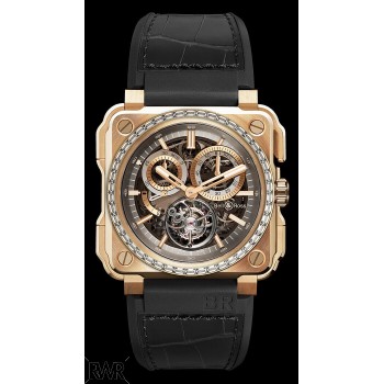 Réplica Bell & Ross BR-X1 TOURBILLON ROSE GOLD DIAMANTES