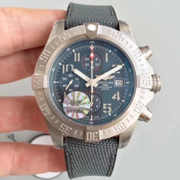 Réplica Breitling Avenger Bandit E1338310.M534.253S.E20DSA.2 Mostrador de titânio antracite