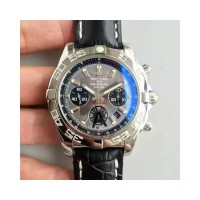 Réplica Breitling Chronomat 44 AB011012/F546/435X/A20BA.1 Mostrador antracite em aço inoxidável