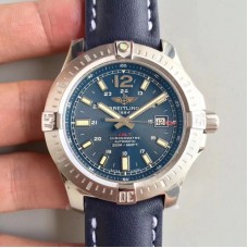 Replica Breitling Colt Automático 44MM A7438811/C907-105X mostrador azul em aço inoxidável