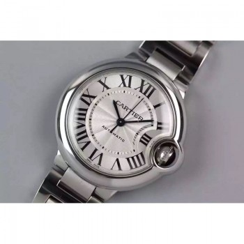 Réplica Cartier Ballon Bleu 33MM aco inoxidável Marcas Brancas