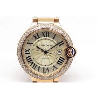 Réplica Cartier Ballon Bleu 36MM Ouro Rosa