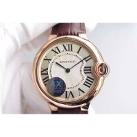 Réplica Cartier Ballon Bleu Ouro Rosa Marcas Brancas