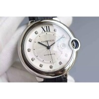 Réplica Cartier Ballon Bleu aco inoxidável Marcas Brancas diamond