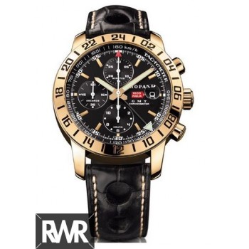 Réplica do relógio Chopard Mille Miglia GMT Chrono Rose Gold 161267-5002