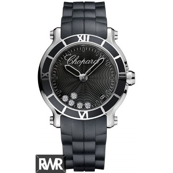 Réplica relogio Chopard Happy Sport Round Quartz 36mm Senhoras 278551-3002