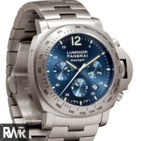 Réplica relogio Panerai Luminor Chrono Daylight Titanium 44mm PAM00327