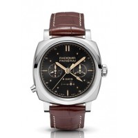 Réplica do relógio Panerai Luminor 1940 Chrono Monopulsante 8 Dias GMT Oro Bianco PAM00503