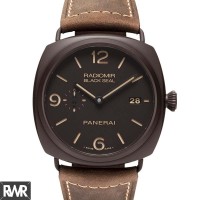 Réplica relogio Panerai Radiomir Composto Preto Selo 3 Dias Automático 45mm PAM00505