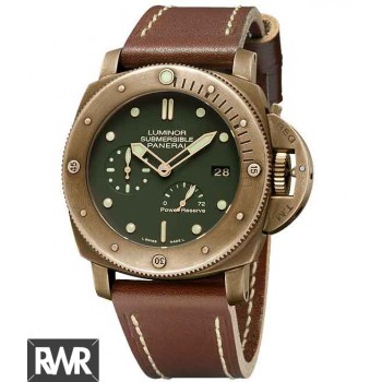 Réplica relogio Panerai Luminor Submersível 1950 3 Dias Reserva de Energia Automática Bronzo PAM00507